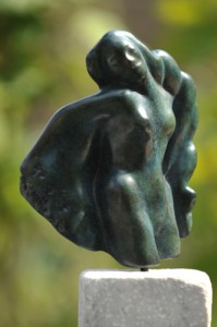 sculpture de Dominique Rivaux - femme danse