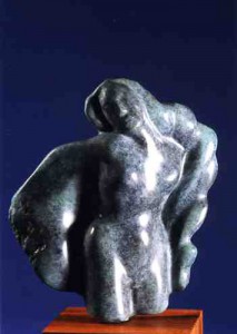sculpture en bronze - volupté