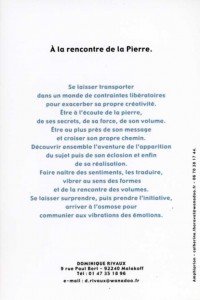 Exposition Beaune 2003 - Carton Invitation perso - verso