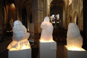 Sculptures Triptyque à Notre Dame d'Alençon