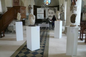 Saron-sur-Aube - exposition de sculptures Rivaux
