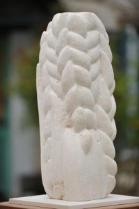 sculpture du blé - moisson - prospérité - Dominique Rivaux