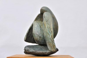 sculpture de colombe - oiseau - symbole - paix de Dominique Rivaux