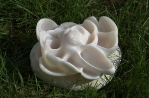 sculpture de fleur de lotus - harmonie de Dominique Rivaux