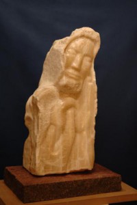 sculpture l'homme du désert - Sage de Dominique Rivaux