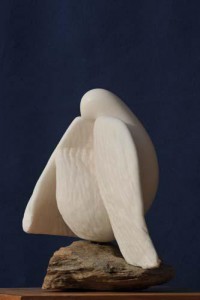 colombe - oiseau symbolisant la paix - sculpture