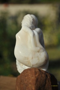 sculpture d'un homme - d'une femme - sirène - Ulysse - mythologie - Dominique Rivaux