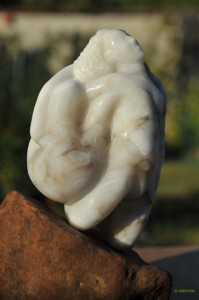 sculpture d'un homme - d'une femme - sirène - Ulysse - mythologie - Dominique Rivaux