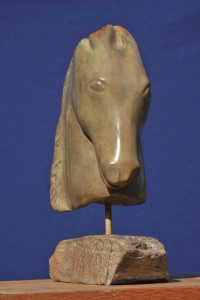 Sculpture de cheval - mythologie - pégase de Dominique Rivaux