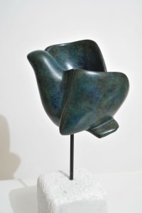 Sagesse - sculpture de l'oiseau de Dominique Rivaux