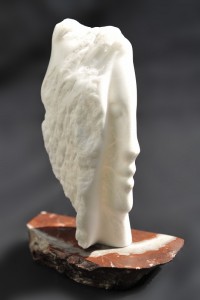Sculpture - tête - visage - Dominique Rivaux
