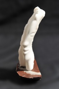 sculpture en albâtre - visage - tête - Rivaux