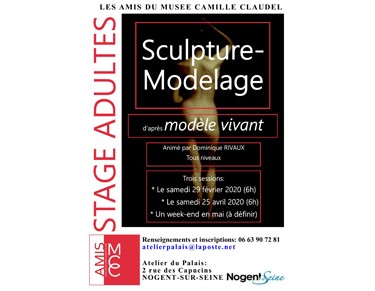 Cours de sculpture - modelage - Dominique Rivaux