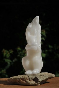 Sculpture d'une écureuil L'HEURE DU GOUTER