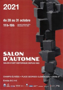 Affiche du Salon d'Automne 2021 - Dominique Rivaux