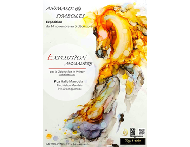 Affiche du Salon Animaux & Symboles - exposition animalière - Longjumeau