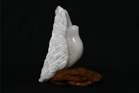Sculpture d’une colombe de Dominique Rivaux