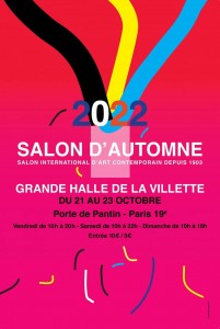 Affiche du Salon d'Automne 2022 - Grande Halle de la Villette - Paris - Rivaux