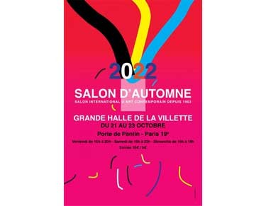 Affiche du Salon d'Automne 2022 - Paris