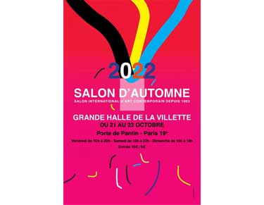 SALON D'AUTOMNE du 21 au 23 octobre 2022 Paris