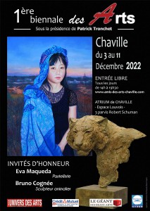 Affiche 1ère biennale des Arts à Chaville 2022 - Rivaux
