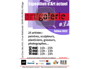 Affiche Exposition d'Art actuel - art'galerie