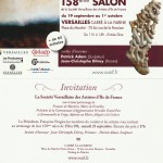 Carton d'invitation - 158e Salon à Versailles 2023