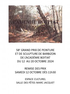 Presentation Grand Prix de Peinture et de sculpture de Bazrbizon - 2024