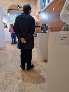 Exposition dans la Halle des Blancs Manteaux à Paris - 2024 - sculptures de Dominique Rivaux