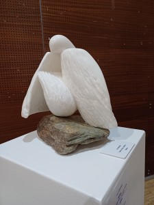 Sculpture de Dominique Rivaux "À l'Origine" - exposition - la Halle des Blancs Manteaux à Paris 2024
