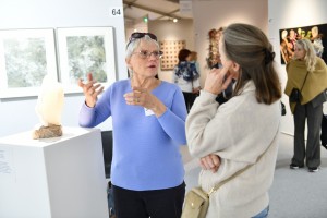 Sculptrice Dominique Rivaux au Salon d'Automne 2024 à Paris