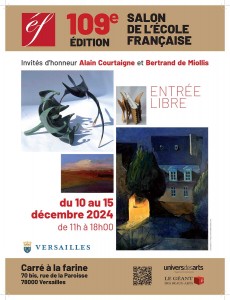 Affiche du 109e Salon de l’École Française" - Exposition d'Art Contemporain