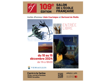 Affiche du 109e Salon de l’École Française" - Exposition d'Art Contemporain