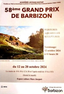 Affiche du 58ème Grand Prix de Barbizon