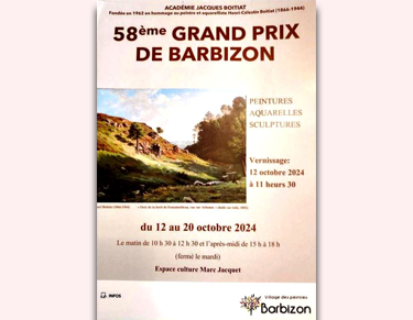 Affiche du 58ème Grand Prix de Barbizon
