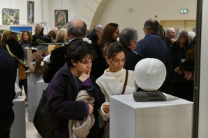 Sculpture de Dominique Rivaux "Voyage autour de Dame Lune" - Versailles décembre 2024