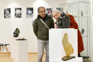 Explication de Dominique Rivaux sur la patine - photo de Claude Abron