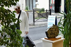 Vue de la rue depuis la galerie à Limeil-Brévannes - photo de Claude Abron