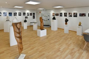 L'expositon de Dominique Rivaux à La galerie à Limeil-Brévannes - photo de Claude Abron